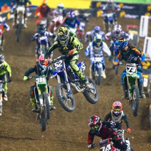 Supercross Motorcycling Race
